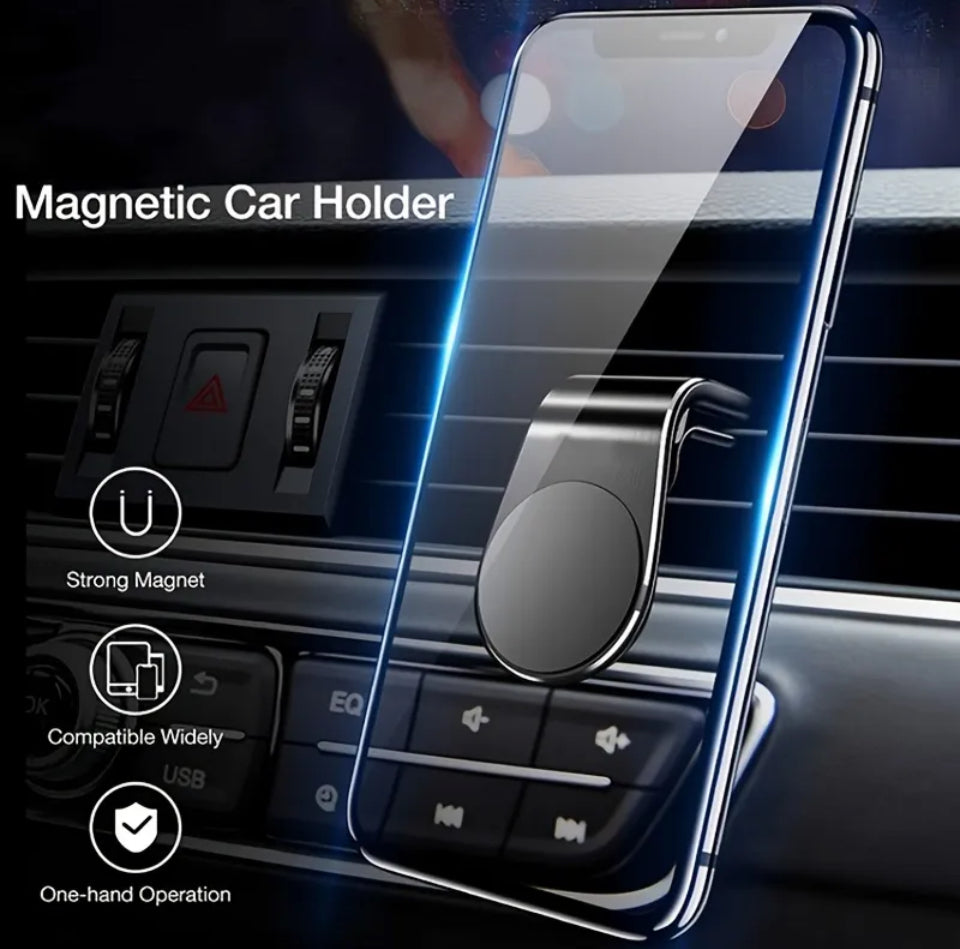 Magnetic phone car mount