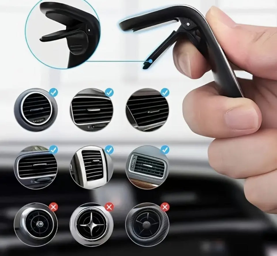 Magnetic phone car mount