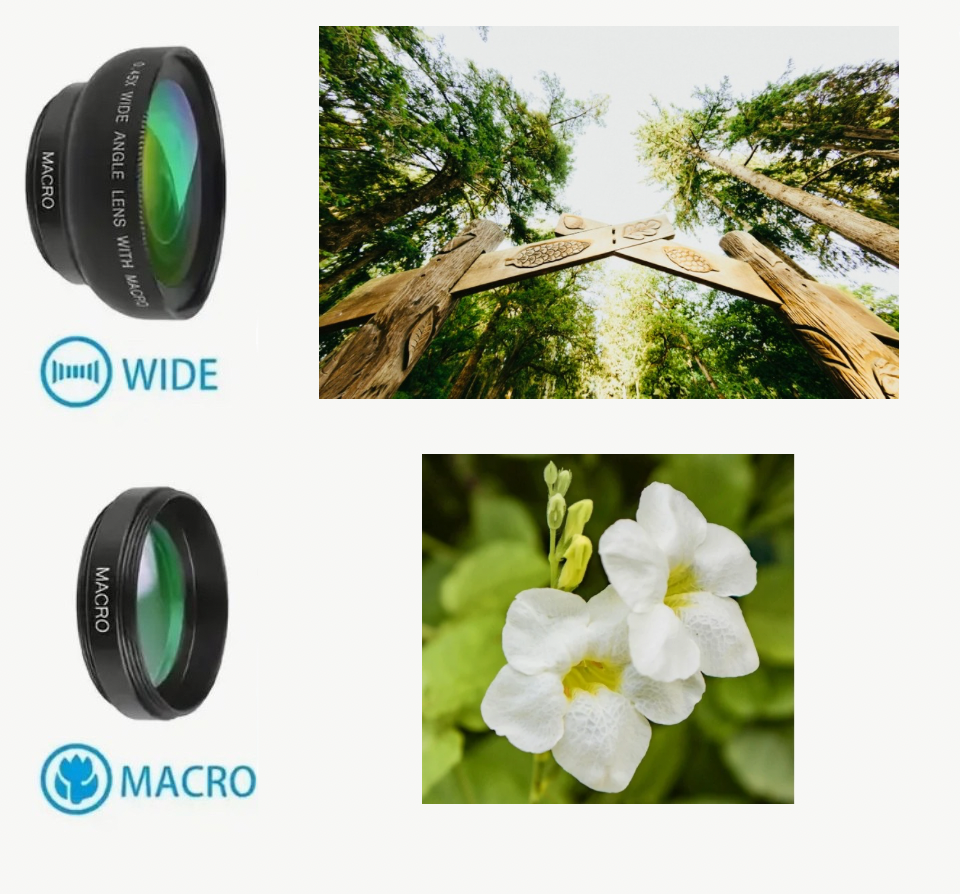 1 Ultra Wide Angle Smartphone lens with Marco and Zoom Dual Functionality